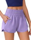 Shorts de corrida PINSPARK femininos com elástico de secagem rápida