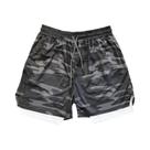 Shorts de Fitness Masculino - Secagem Rápida, Respirável, Cintura Elástica e Forro Duplo