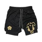 Shorts De Ginástica 2 Em 1 De Secagem Rápida Para Homens, Para Treino, Corrida, Fitness, Jogging,