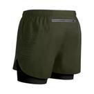Shorts De Ginástica Masculinos 2 Em 1 De Secagem Rápida Para Corrida E Fitness, Tendência De Verão,
