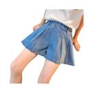 Shorts De Jeans A-line Para Meninas Moda Coreana De Verão 3-12 Anos
