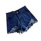 Shorts De Jeans De Cintura Alta E Perna Larga Para Mulheres, Moda Coreana, Estilo Casual De Rua,