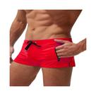 Shorts De Natação Masculinos De Secagem Rápida Com Bolso Com Zíper, Boardshorts Casuais, Calções De