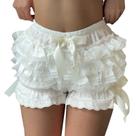 Shorts de pijama KOSUSANILL, shorts de dormir femininos macios e confortáveis, brancos