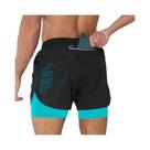 Shorts De Treino Masculinos 2 Em 1 De Secagem Rápida Para Corrida E Musculação Com Camada Dupla