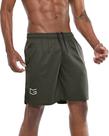 Shorts de treino para corrida G Gradual masculinos, 7 com bolsos com zíper