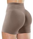 Shorts de treino Unthewe para mulher Seamless Scrunch Butt Lifting