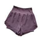 Shorts de Yoga 2 em 1 de Cintura Alta - Malha Respirável e Secagem Rápida para Mulheres
