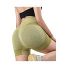 Shorts De Yoga Femininos De Cintura Alta Em Cor Sólida, Leggings Fashionáveis E Sexy Para Corrida E