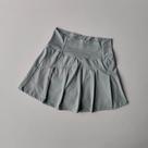 Shorts de Yoga Femininos de Cintura Alta - Secagem Rápida, Forro Antirreflexo e Saia Evasê