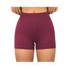 Shorts De Yoga Femininos De Cor Sólida, Justos, Comprimento Três Quartos, Leggings De Ciclismo Para