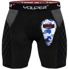 Shorts deslizantes acolchoados Youth Elite com copo atlético macio Youper Shorts deslizantes acolchoados Youth Elite com copo atlético macio Youper