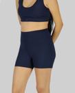 Shorts DR7 Street Feminino Basic Logo Crown - Azul Marinho