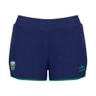Shorts Duplo Feminino Time Brasil Mormaii Cor:Azul MarinhoTamanho:PGenero:Feminino