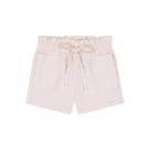 Shorts em Sarja com Elastano Bege Claro Kukiê Verão