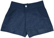 Shorts em Sarja com glitter nº 6 ao 14 Abrange