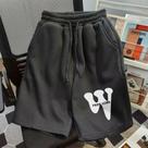 Shorts Esportivos Casuais Masculinos Tamanhos M-8XL Com Cintura Elástica E Cordão Ajustável,