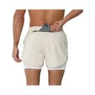 Shorts Esportivos Masculinos 2 Em 1 De Secagem Rápida Para Corrida, Academia, Treino, Fitness,