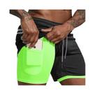 Shorts Esportivos Masculinos 2 em 1 - Ideal para Corrida, Praia, Academia e Treinamento