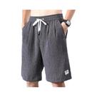 Shorts Esportivos Masculinos De Seda Gelada Finos, Cropped, Soltos, Perna Reta, Frescos E