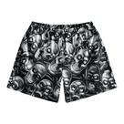 Shorts esportivos masculinos DIOTSR com estampa gráfica em mesh e cordão Shorts esportivos masculinos DIOTSR com estampa gráfica em mesh e cordão