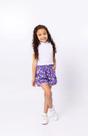 Shorts Estampado Menina Tactel Tropical Secagem Rápida