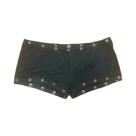 Shorts Estilo Grunge Y2K Com Design De Rivets, Moda Hip-Hop, Hot Pants Retro Emo Para Garotas