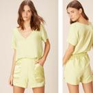 Shorts fashion limoncello, com bolso lateral