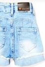 Shorts fem jeans infantil do 4 ao 8