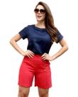 Shorts Feminino de Alfaiataria