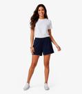 Shorts Feminino Em Plush Infinita Cor Azul