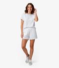 Shorts Feminino Em Plush Infinita Cor Bege