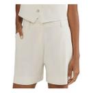 Shorts Feminino Hering Reto Linho Bege - K5WR 2PSI
