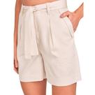 Shorts Feminino Lado Avesso Alfaiataria Bege Areia - L126117 Shorts Feminino Lado Avesso Alfaiataria Bege Areia - L126117