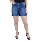 Shorts Feminino Lado Avesso Middle Hiper Destroyed - L12506 Shorts Feminino Lado Avesso Middle Hiper Destroyed - L12506