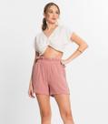Shorts Feminino Linho Select Rosa Shorts Feminino Linho Select Rosa