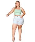 Shorts Feminino Sarja Plus Razon Jeans