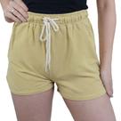 Shorts Feminino Stoff Stone Grif Amarelo - 04113 Shorts Feminino Stoff Stone Grif Amarelo - 04113