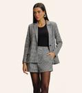 Shorts Feminino Xadrez Endless Preto Shorts Feminino Xadrez Endless Preto