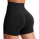 Shorts Feminino YEOREO Cintura Alta Biker 11 cm Preto