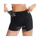 Shorts Femininos De Cintura Alta Em Seda Gelada Antiatrito, Calcinha De Segurança Sem Costura Para