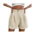Shorts Femininos De Cintura Alta Y2K Para O Verão, Moda Coreana, Calças Soltas Elegantes E Simples