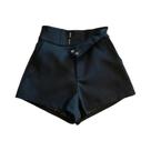 Shorts Femininos Pretos De Cintura Alta Estilo Harajuku Casual Hot Girl Calças Retas