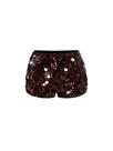 Shorts femininos SOLY HUX Sparkly Sparkly Sparkin Micro Low Rise pretos