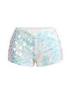 Shorts femininos SOLY HUX Sparkly Sparkly Sparkin Micro Low Rise