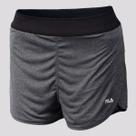 Shorts Fila Double Basic Train III Feminino Preto Shorts Fila Double Basic Train III Feminino Preto