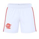 Shorts Flamengo Infantil Juvenil Branco Oficial
