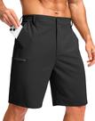 Shorts G Gradual masculinos casuais 7/9 leves, 4 bolsos, pretos Shorts G Gradual masculinos casuais 7/9 leves, 4 bolsos, pretos