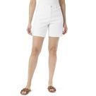 Shorts Gloria Vanderbilt Amanda Básicos de Jean Blanco con Entrepierna de 15 cm Shorts Gloria Vanderbilt Amanda Básicos de Jean Blanco con Entrepierna de 15 cm
