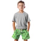 Shorts Infantil Bermuda Calção Praia Verão Bebida Álcool Festa Verde 171